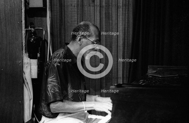 Walter Bishop Jr, Bass Clef, August 1990.  Artist: Brian O'Connor.
