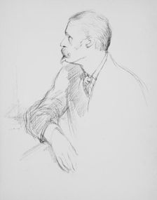 Walter Crane, 1896. Creator: William Rothenstein