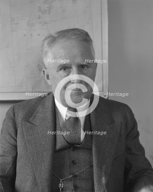 Walter E. Packard, Acting Director, Rural Resettlement Division, 1936. Creator: Dorothea Lange.