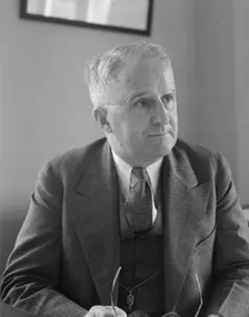 Walter E. Packard, Acting Director, Rural Resettlement Division, 1936. Creator: Dorothea Lange