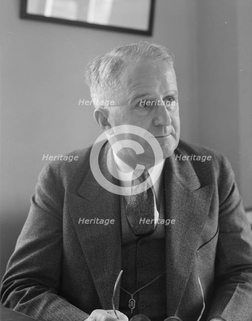 Walter E. Packard, Acting Director, Rural Resettlement Division, 1936. Creator: Dorothea Lange.