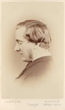 Walter Goodall, RWS, (1830-1889), after 1863. Creator: Elliott & Fry