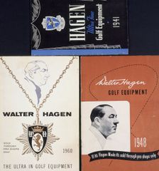 Walter Hagen golf equipment catalogues, 1941-1960. Creator: Unknown