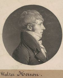 Walter Herron, 1808. Creator: Charles Balthazar Julien Févret de Saint-Mémin