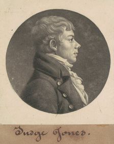 Walter Jones, 1805. Creator: Charles Balthazar Julien Févret de Saint-Mémin