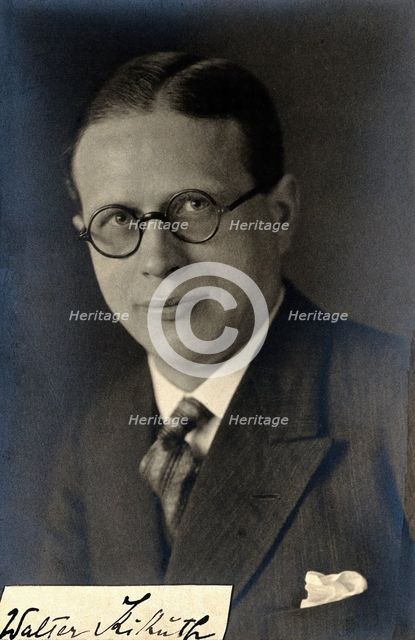 Walter Kiküth. Creator: Unknown.
