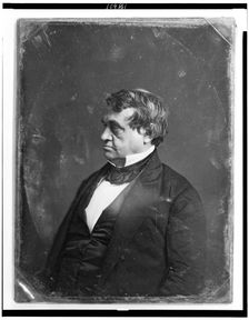 Walter Restored Jones, half-length portrait, nearly in profile to left, between 1844 and 1855. Creator: Mathew Brady