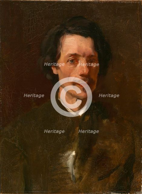 Walter Shirlaw, ca. 1873. Creator: Frank Duveneck.