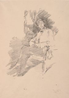 Walter Sickert, 1895. Creator: James McNeill Whistler (American, 1834-1903)