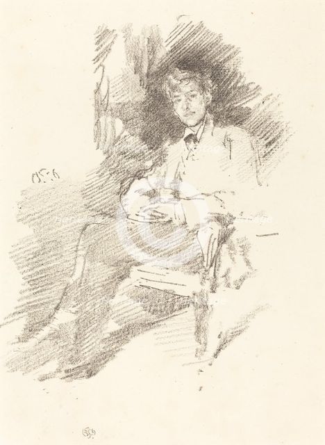 Walter Sickert, 1895. Creator: James Abbott McNeill Whistler.
