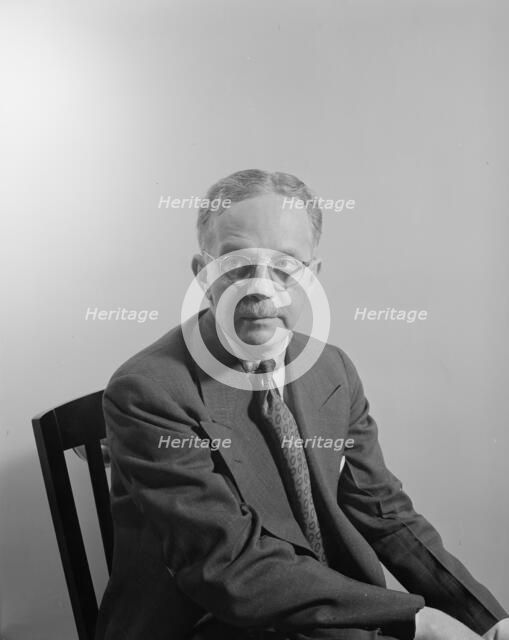Walter White, executive secretary of the National Association...Colored People, Washington, 1942. Creator: Gordon Parks.