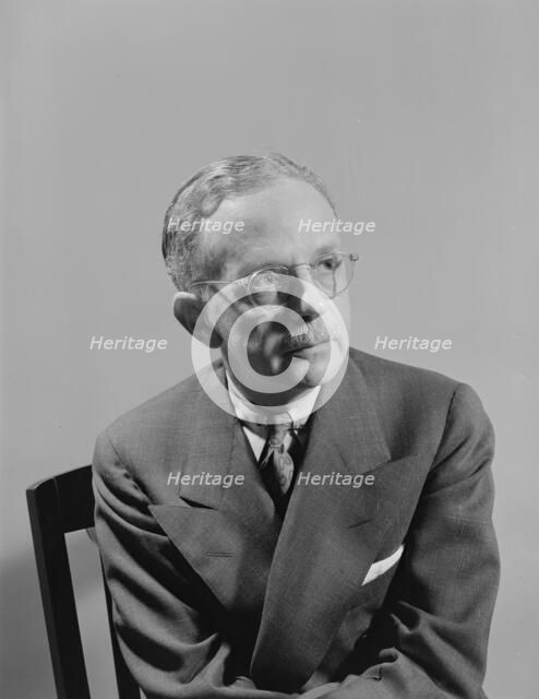 Walter White, executive secretary of the National Association...Colored People, Washington, 1942. Creator: Gordon Parks.
