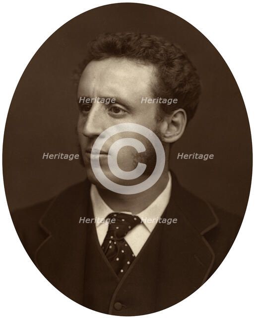 Walter William Ouless, portrait painter, 1880. Creator: Lock & Whitfield.