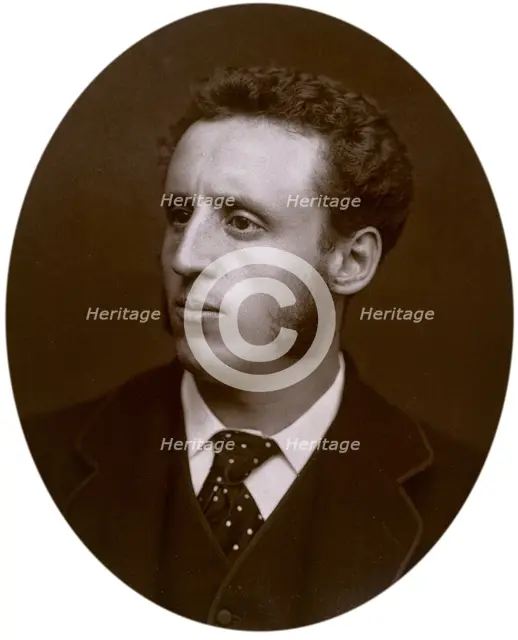 Walter William Ouless, portrait painter, 1880. Creator: Lock & Whitfield.
