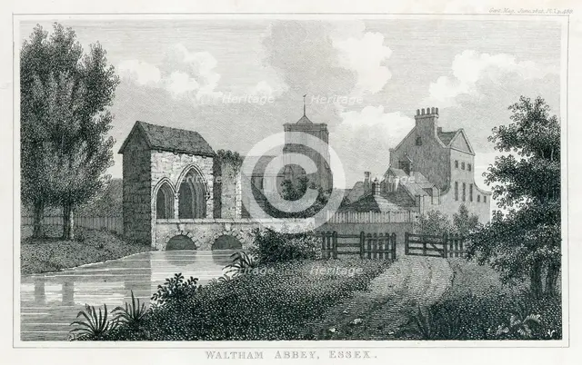 Waltham Abbey, Essex, 1825. Artist: Unknown.