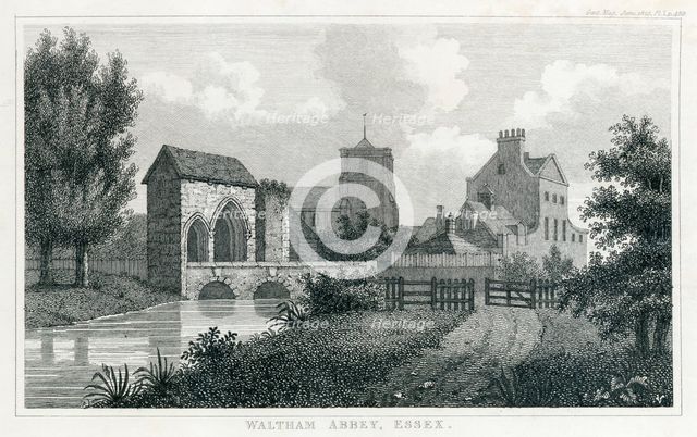 Waltham Abbey, Essex, 1825. Artist: Unknown.
