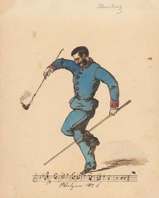 Waltz, 1850-1860. Creator: Friedrich Carl von Scheidlin