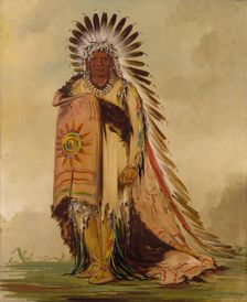 Wán-ee-ton, Chief of the Tribe, 1832. Creator: George Catlin