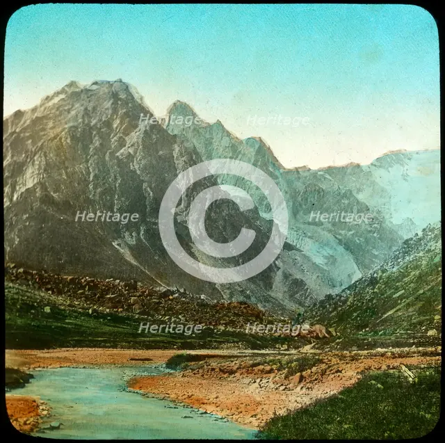 Wanga Valley, Sutlej River, India, late 19th or early 20th century. Artist: Unknown