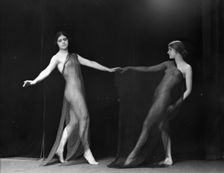 Wanger, Beatrice, Miss, and Miss Marian Berenger, 1918 or 1919. Creator: Arnold Genthe