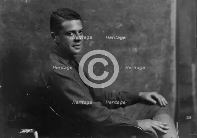 Wanger, Walter, Mr., portrait photograph, 1917. Creator: Arnold Genthe.