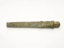 Wand with a dragon head, Zhou dynasty, possibly 475-221 BCE. Creator: Unknown