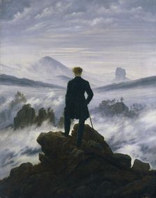 Wanderer above the Sea of Fog, c. 1817. Creator: Friedrich, Caspar David (1774-1840)