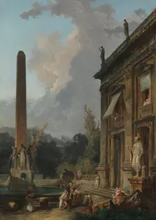 Wandering Minstrels. Creator: Hubert Robert