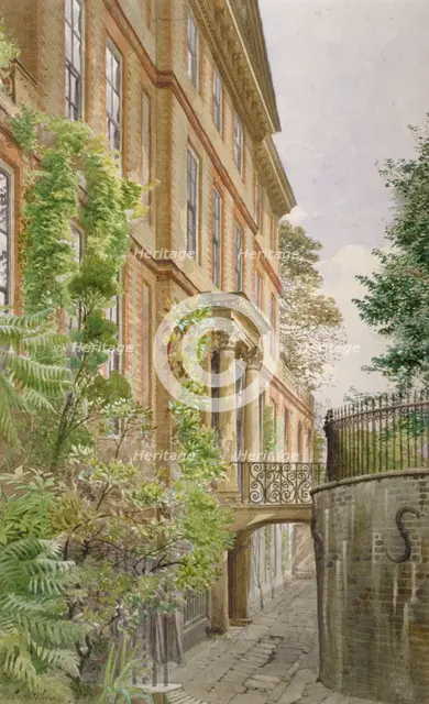 Wandsworth Manor House, St John's Hill, Wandsworth, London, 1887. Artist: John Crowther