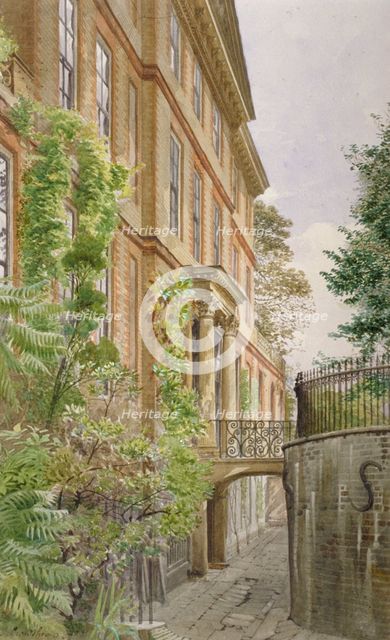 Wandsworth Manor House, St John's Hill, Wandsworth, London, 1887. Artist: John Crowther