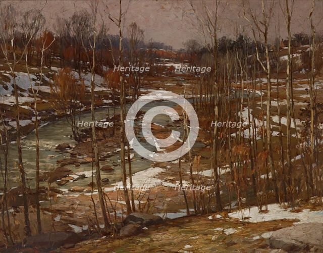 Wane of Winter, 1914. Creator: John Elwood Bundy.