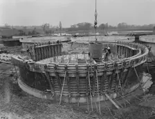 Wanlip Sewage Works, Wanlip, Charnwood, Leicestershire, 31/03/1960. Creator: John Laing plc