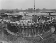 Wanlip Sewage Works, Wanlip, Charnwood, Leicestershire, 31/03/1960. Creator: John Laing plc