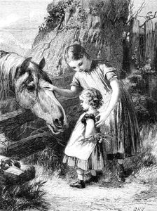 "Want of Confidence", by G. H. Thomas, from the exhibition of the Royal Academy, 1861. Creator: Unknown