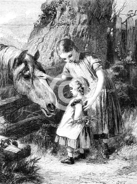 "Want of Confidence", by G. H. Thomas, from the exhibition of the Royal Academy, 1861. Creator: Unknown.