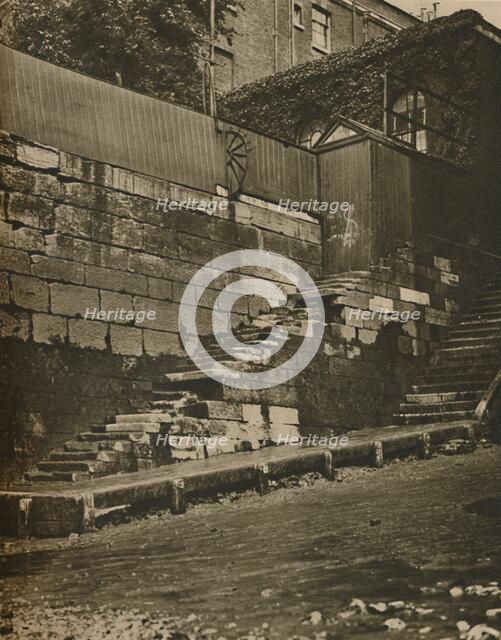 'Wapping Old Stairs, Where the Watermen Plied', c1935. Creator: Unknown.