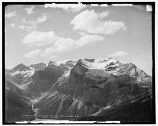 Wapta Peak and Yoho Trail from Burgess Pass, British Columbia, c1902. Creator: Unknown