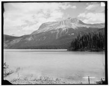 Wapta Peak from Emerald Lake, British Columbia, c1902. Creator: Unknown