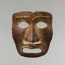 War Mask, Mongolian or Tibetan, 12th-14th century. Creator: Unknown