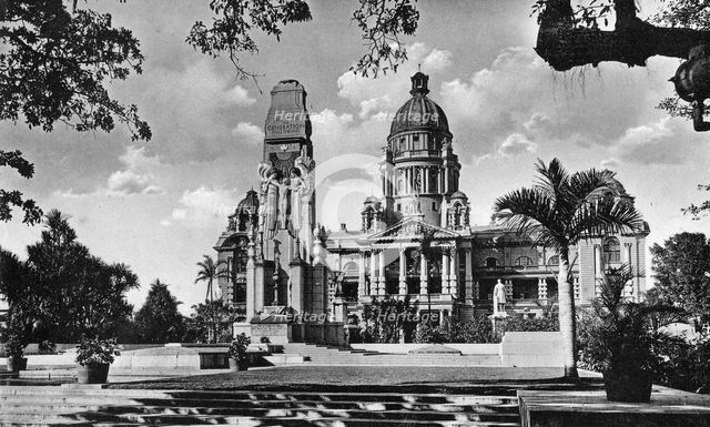 War Memorial and City Hall, Durban, South Africa. Artist: Unknown