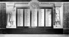 War memorial, City of London School for Boys, Victoria Embankment, City of London, 1919. Artist: H Bedford Lemere