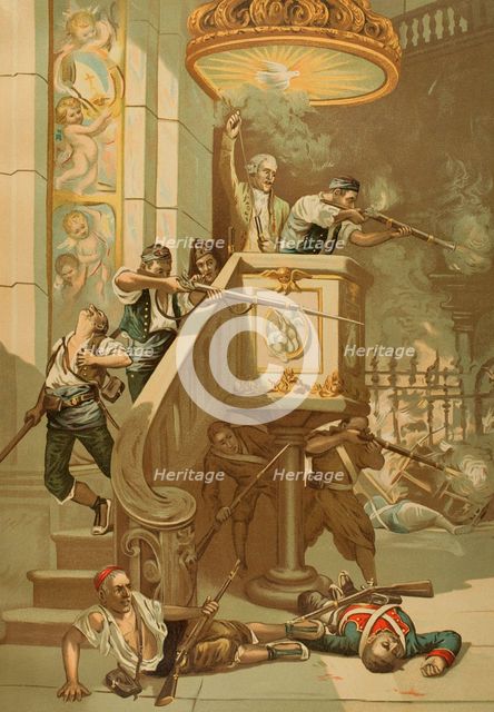 War of Independence, (1808-1814): Second Siege of Saragossa, (20 Dec 1808 to 21 Feb 1809), 1892.  Creator: Unknown.