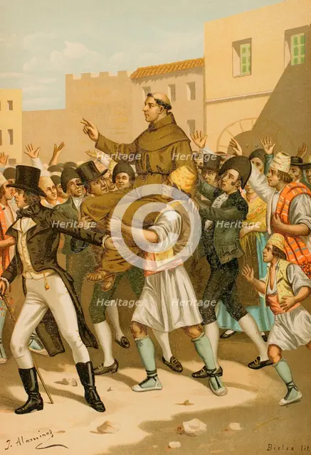 War of Independence, (1808-1814): Revolution of Valencia in 1808 (23 May to 28 October 1808), 1893.  Creator: Juan Alaminos.