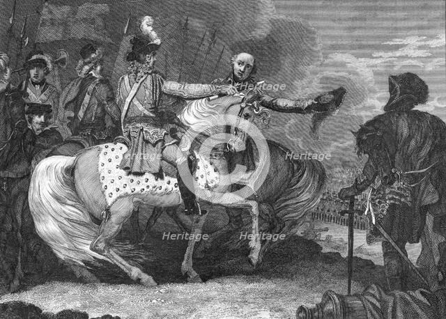 War of the Spanish Succession: Battle of Blenheim, 13 August 1704. Artist: Unknown