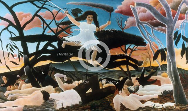 'War, or the Ride of Discord', 1894. Artist: Henri Rousseau