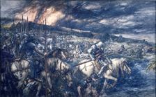 War: after the Battle 1888. Artist: Sir John Gilbert