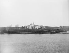 War College, Coasters Harbor, Newport, between 1890 and 1901. Creator: Unknown