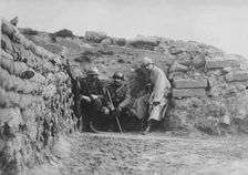 War Correspondents, Langewaede, 22 Sept 1918. Creator: Bain News Service