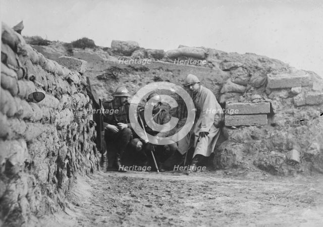 War Correspondents, Langewaede, 22 Sept 1918. Creator: Bain News Service.