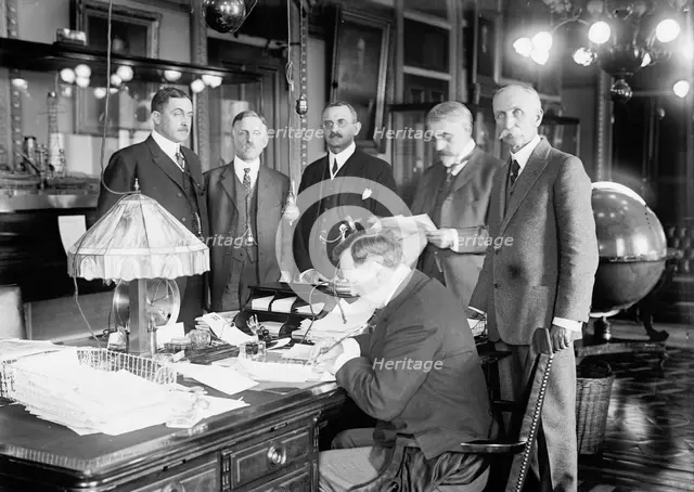 War Council, 1917.  Creator: Harris & Ewing.